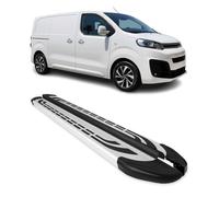 Trittbretter Schweller Seitenbretter für Citroen Jumpy 2016-2025 Kurzer RS Alu