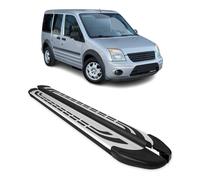 Trittbretter Schweller Seitenbretter für Ford Connect 2003-2014 L1 Alu Schwarz