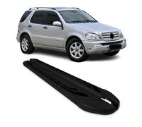 Trittbretter Schweller Seitenbretter für Mercedes M Klasse 1998-2005 Alu Schwarz