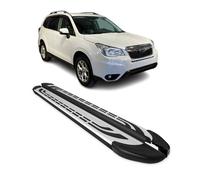 Trittbretter Schweller Seitenbretter für Subaru Forester IV 2013-18 Alu Schwarz