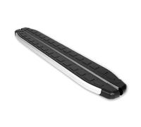 Trittbretter Schweller Seitenschweller kompatibel mit BMW X5 2014-2018 Silber Schwarz 2 TLG