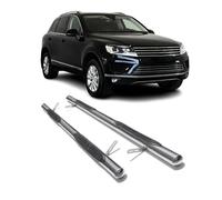 Trittbretter Schwellerrohre für VW Touareg ab 2010 V2A Ø70mm Edelstahl Chrom