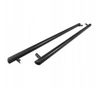 Trittbretter Seitenschutzrohre für Ford Transit Custom (V710) KURZ 2023- Schwarz