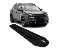 Trittbretter Seitenschweller für Citroen C5 Aircross 2018-2025 Schwarz Alu