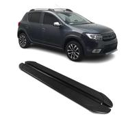 Trittbretter Seitenschweller für Dacia Sandero Stepway 2007-2012 Alu Schwarz