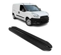 Trittbretter Seitenschweller für Fiat Doblo Maxi 2010-2024 Aluminium Schwarz 2x