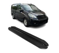 Trittbretter Seitenschweller für Fiat Scudo 2007-2016 L2 Aluminium Schwarz 2tlg