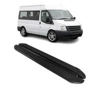 Trittbretter Seitenschweller für Ford Transit 2006-2014 L2 Aluminium Schwarz 2x