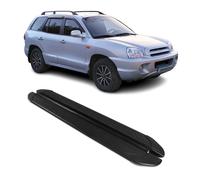 Trittbretter Seitenschweller für Hyundai Santa Fe 2006-2012 Aluminium Schwarz 2x