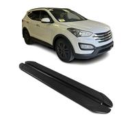 Trittbretter Seitenschweller für Hyundai Santa Fe 2012-2018 Aluminium Schwarz 2x