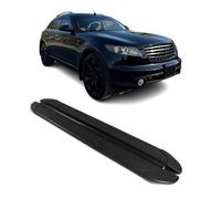 Trittbretter Seitenschweller für Infiniti FX 2002-2008 Aluminium Schwarz 2tlg