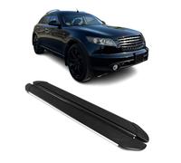 Trittbretter Seitenschweller für Infiniti FX 2003-2008 Aluminium Schwarz Silber