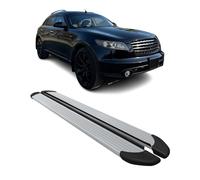 Trittbretter Seitenschweller für Infiniti FX35 2003-2008 Alu Silber 2tlg