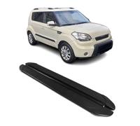 Trittbretter Seitenschweller für Kia Soul 2008-2015 Aluminium Schwarz 2tlg