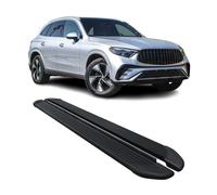 Trittbretter Seitenschweller für Mercedes GLC X254 2022-2026 Alu Schwarz 2 tlg