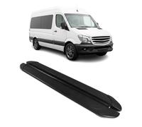 Trittbretter Seitenschweller für Mercedes Sprinter W906 2006-2018 L2 Alu Schwarz