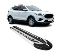 Trittbretter Seitenschweller für MG ZS 2017-2026 Silber Aluminium 2 tlg
