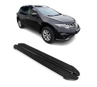 Trittbretter Seitenschweller für Nissan Murano 2008-2014 Aluminium Schwarz Grau