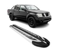 Trittbretter Seitenschweller für Nissan Navara D40 2005-2015 Double Cab Alu