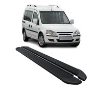 Trittbretter Seitenschweller für Opel Combo 2001-2011 Aluminium Schwarz 2 tlg