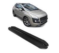 Trittbretter Seitenschweller für Peugeot 3008 2009-2016 Aluminium Schwarz 2tlg
