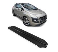 Trittbretter Seitenschweller für Peugeot 3008 2009-2016 Aluminium Schwarz Silber