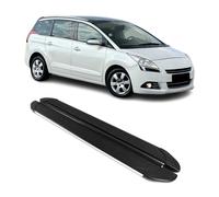 Trittbretter Seitenschweller für Peugeot 5008 2010-2018 Aluminium Schwarz Silber