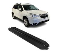Trittbretter Seitenschweller für Subaru Forester IV 2013-18 Aluminium Schwarz 2x