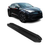 Trittbretter Seitenschweller für Toyota C-HR 2016-2025 Aluminium Schwarz 2tlg