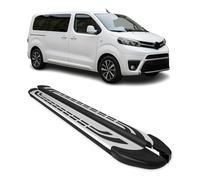Trittbretter Seitenschweller für Toyota Proace 2016-2026 Kurzer Schwarz Alu