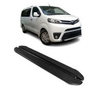 Trittbretter Seitenschweller für Toyota Proace 2017-2025 L2 L3 Aluminium Schwarz
