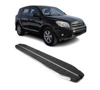 Trittbretter Seitenschweller für Toyota RAV4 2008-2012 Edelstahl Schwarz Silber