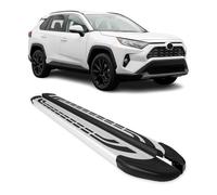 Trittbretter Seitenschweller für Toyota RAV4 Hybrid 2019-2025 Silber 2 tlg