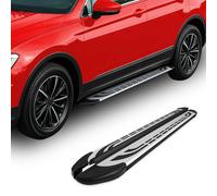 Trittbretter Seitenschweller für VW Amarok DoubleCab 2010-2022 Schwarz Alu