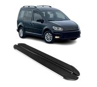 Trittbretter Seitenschweller für VW Caddy 2004-2020 Aluminium Schwarz Silber 2x