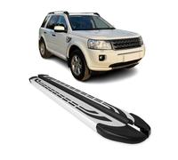 Trittbretter Seitenschweller Seitenbretter für Land Rover Freelander 2006-14 Alu