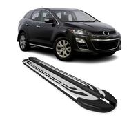 Trittbretter Seitenschweller Seitenbretter für Mazda CX-7 2007-2016 Alu Schwarz