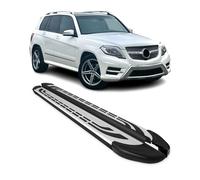 Trittbretter Seitenschweller Seitenbretter für Mercedes GLK 2010-15 Alu Schwarz