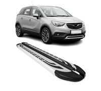 Trittbretter Seitenschweller Seitenbretter für Opel Crossland X 2017-2024 Alu