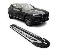 Trittbretter Seitenschweller Seitenbretter für Volvo XC60 2018-2026 Schwarz Alu