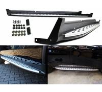 Trittbretter SET in Aluminium für Mercedes GLC X253 und Coupe C253 mit Anbaumaterial und ABE