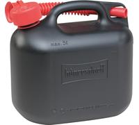 hünersdorff 811400 Kraftstoff-Kanister 5 l Kunststoff Schwarz, Rot