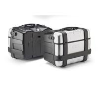 TRK46PACK2 Paar Seitenkoffer GIVI TREKKER MONOKEY 46 LT Aluminium-Finish