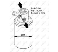 Trockner, Klimaanlage NRF 33231