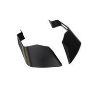 TROGPYXG Aerodynamischer Spoiler Universal für Motorrad mit dekorativem Aufkleber, kompatibel mit Suzuki, kompatibel mit BMW (matt schwarz)
