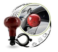 TronicXL Lenkradknauf für Auto Traktor LKW Lenkhilfe Lenkrad Knopf Holz Design Bagger Gabelstapler Lenkradknopf Hilfe Lenkhilfe Spinner Innenraum Zubehör