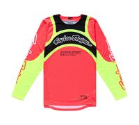 Troy Lee Designs 2026 Motocross Trikot GP Pro Swerve Infra Red Flo Yellow