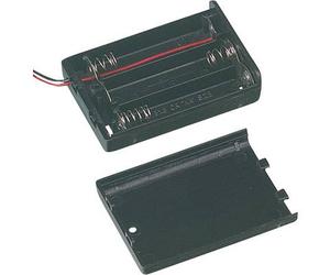 TRU COMPONENTS SBH-331A Batteriehalter 3x Mignon (AA) Kabel