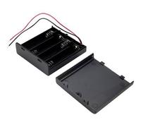 TRU COMPONENTS SBH341-1A Batteriehalter 4x Mignon (AA) Kabel