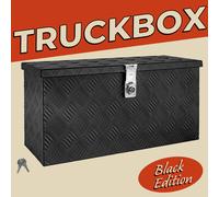 Truckbox Werkzeugbox Werkzeugkiste Anhängerbox Alubox Deichselbox Schwarz trucky